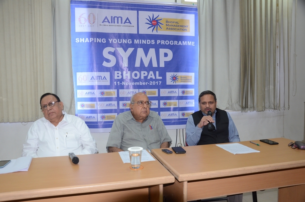 Bhopal Management Association to organise “Shaping young minds” programme on 11th November at Peoples University Auditorium