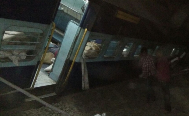 Train derails in MP