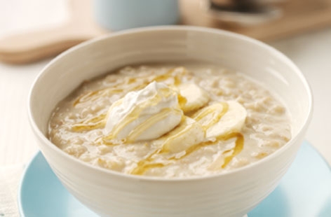 Banana, Honey, and Yoghurt Porridge