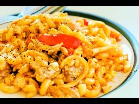 Spicy and Soupy Macaroni - Desi Style