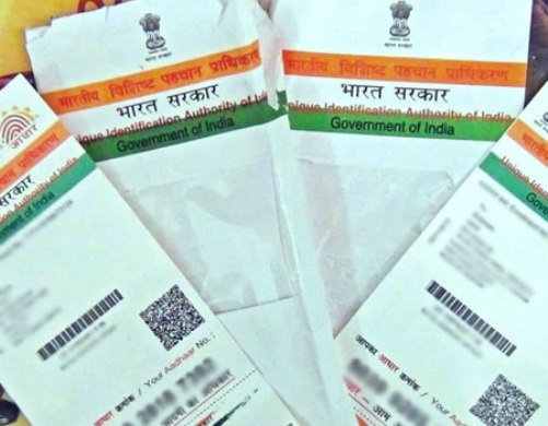 The Aadhaar number required for direct benefit transfer schemes