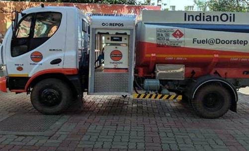 Special tanks structured for the home delivery of petrol-diesel