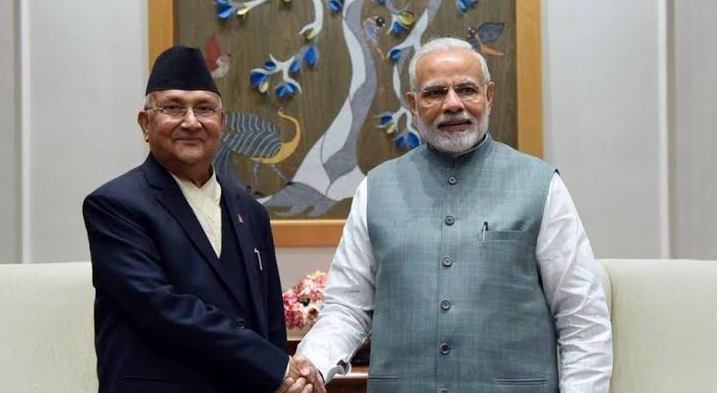 Nepal opposes on a new political map of India