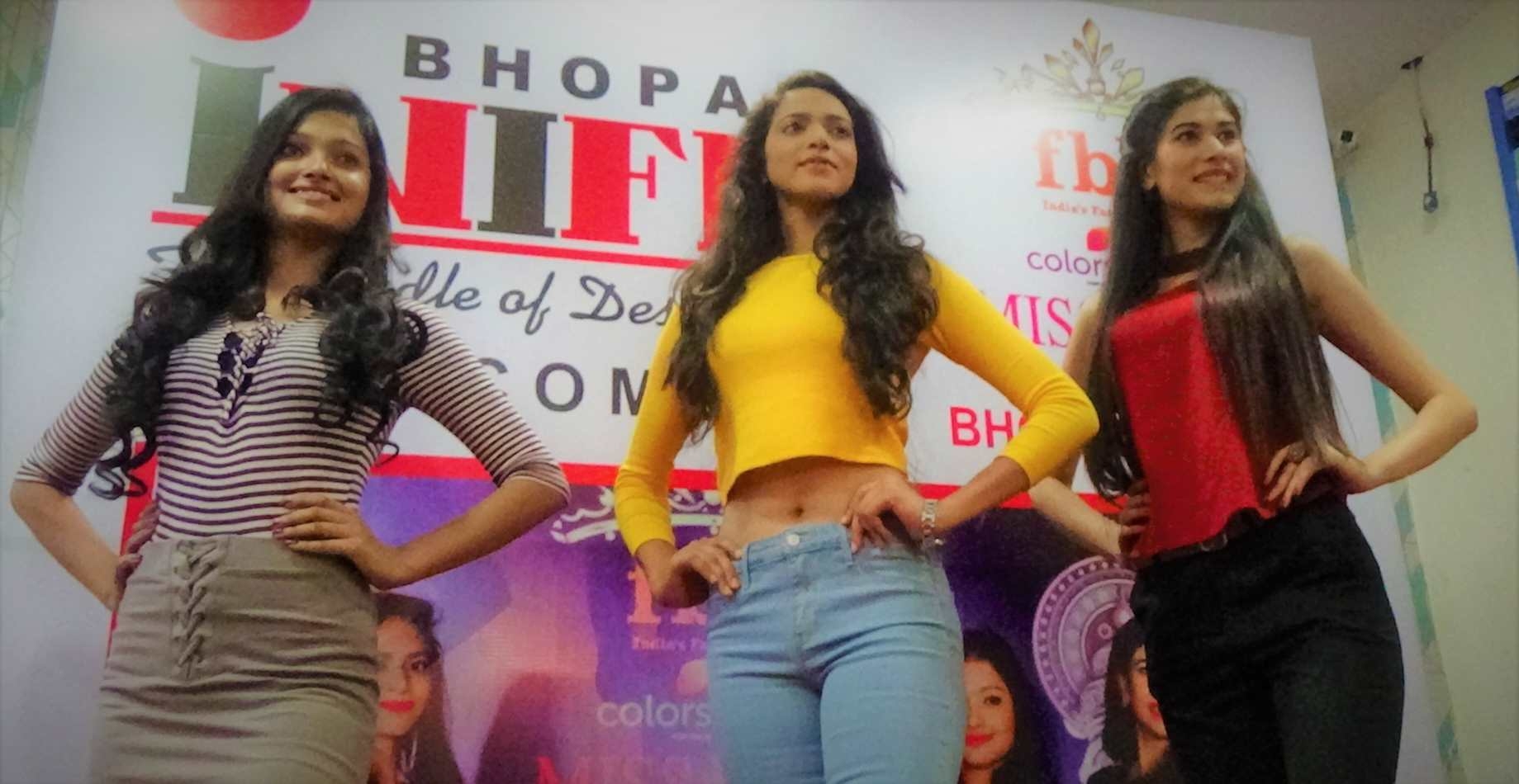 FBB Colors Femina Miss India 2017 MADHYA PRADESH Finalists at INIFD BHOPAL
