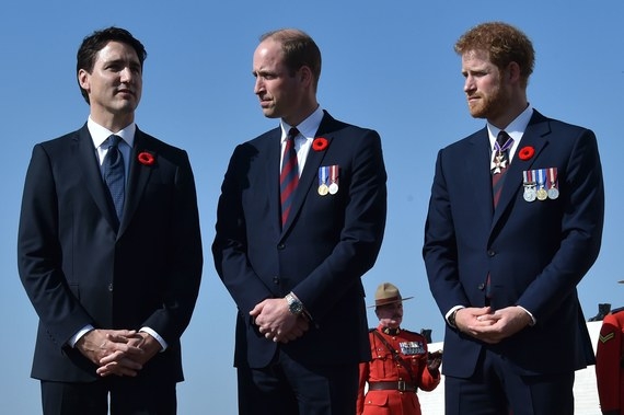 “ Le Trio Sexy”, Prince Harry,  Prince Williams and Justin Trudeau -  French Media! 