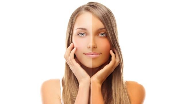 Get rid of tan naturally