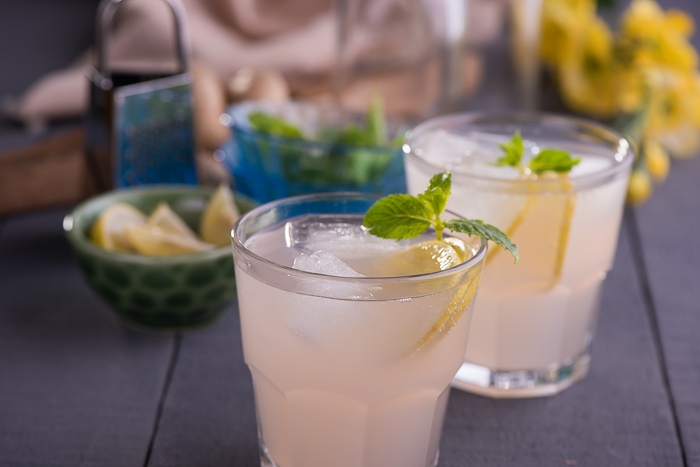 Fresh Ginger Lemonade 