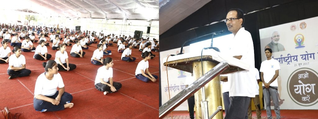 Yoga is Must for Good Learning -CM Chouhan