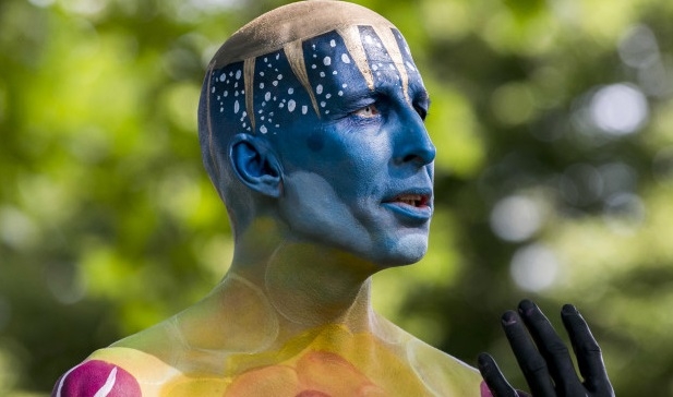 The world body painting festival, Austria!