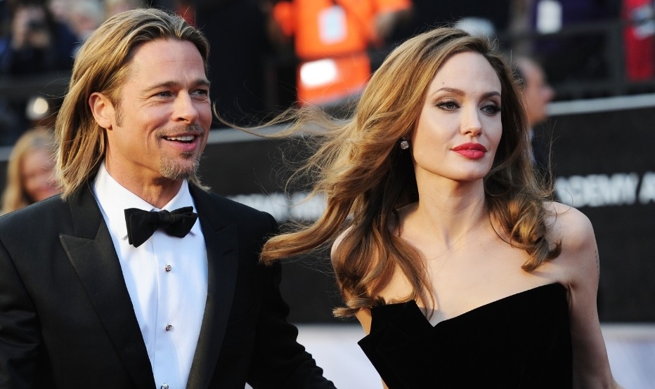Angelina and Brad Pitt