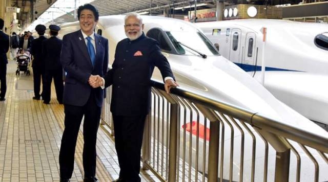 The Prime Minister, Shri Narendra Modi and the Prime Minister of Japan, Mr. Shinzo Abe at Tokyo
