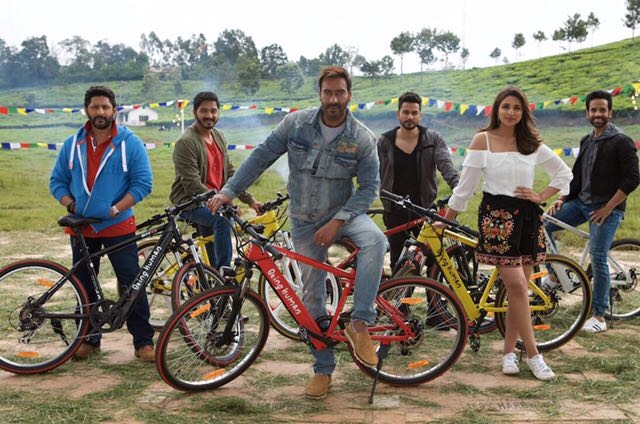 Golmaal Again cast on Being Human Bicycles