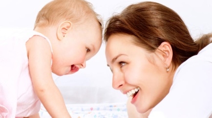 Mothers change voice quality when talking to babies