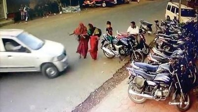 Live accident at bhopal max care hospital