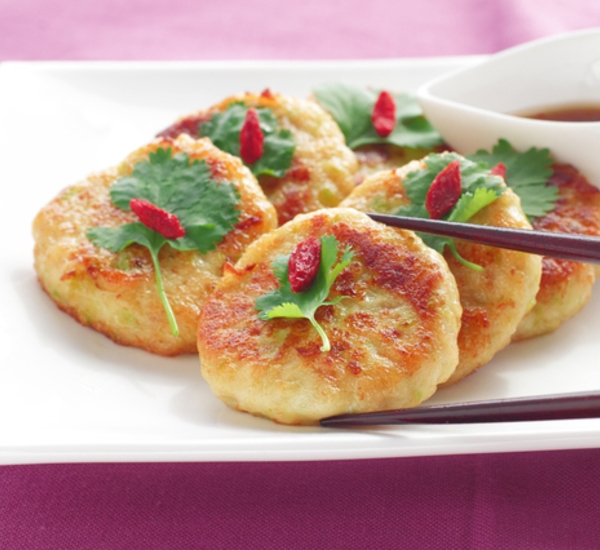 Daikon And Prawn Patties