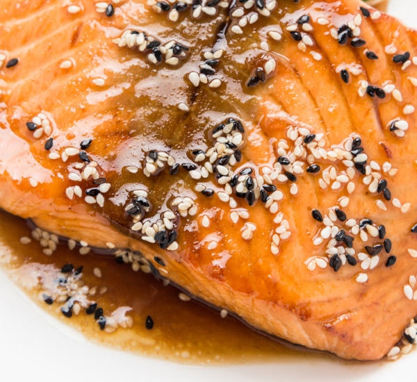 Seared Salmon With Wasabi Soy Dressing 