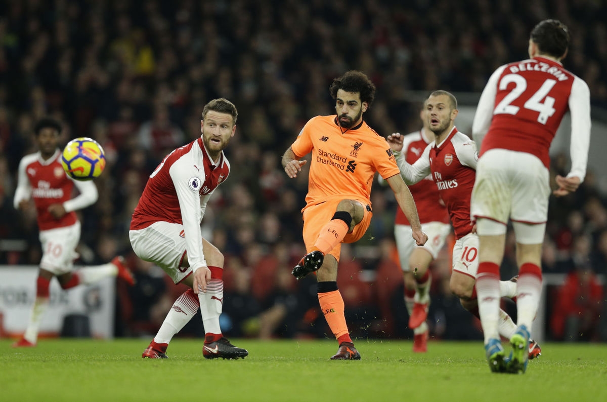  Arsenal, Liverpool draw 3-3 in EPL 