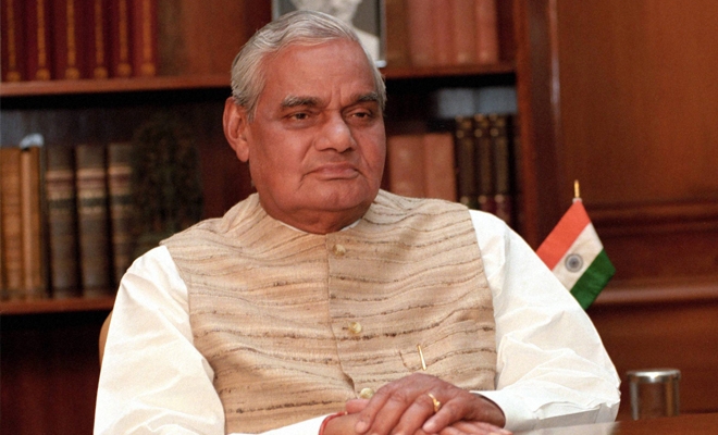 CM Chouhan greets former PM Vajpayee on his birthday at Delhi