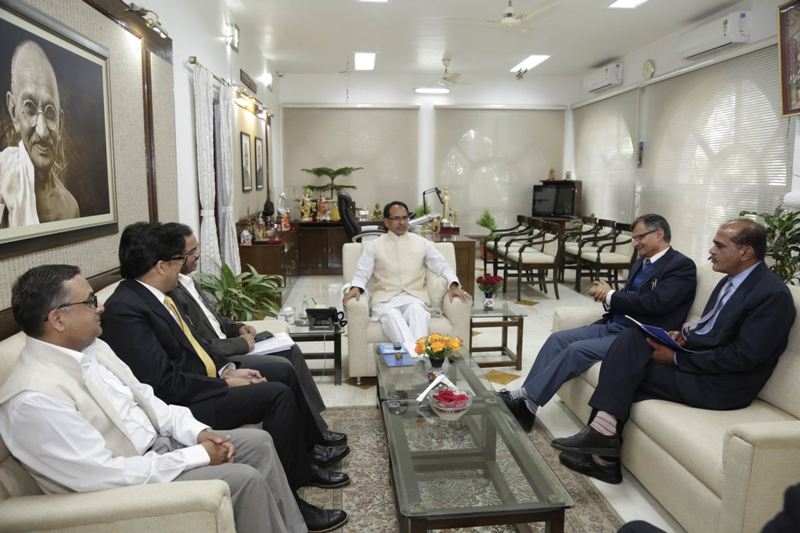 NITI Ayog member Rameshchandra meets CM Chouhan