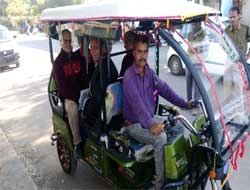 E-rickshaws becoming popular in Neemuch