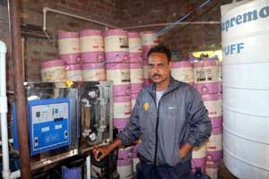 Sandeep Junania becomes owner of RO water plant