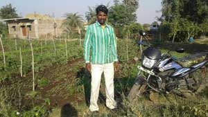 Balusingh leaves tailoring business to adopt horticulture farming