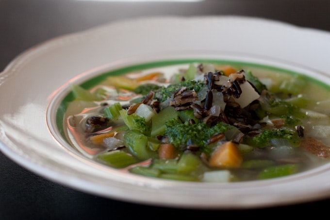 Chunky Celery Soup 