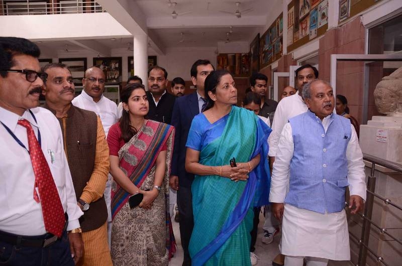 Defence Minister Smt. Sitharaman visits Ramprasad Bismil Museum