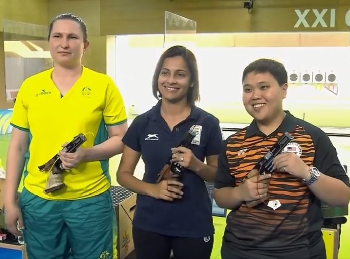  CWG: Heena wins gold in women s 25m Pistol (Lead) 