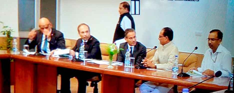 CM Chouhan attends meeting at Prime Ministers Residence