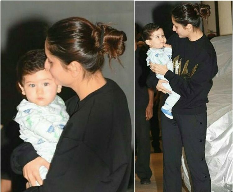 Taimur went to meet Nani by holding the finger of mother Kareena Kapoor