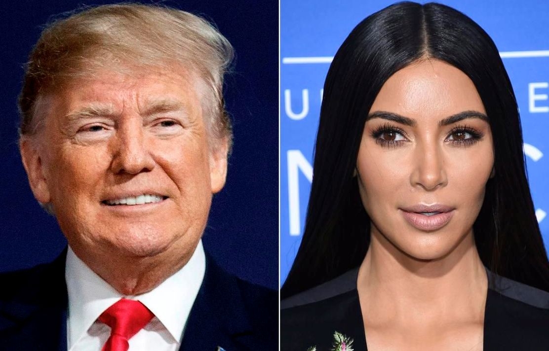 Kim Kardashian meets Trump