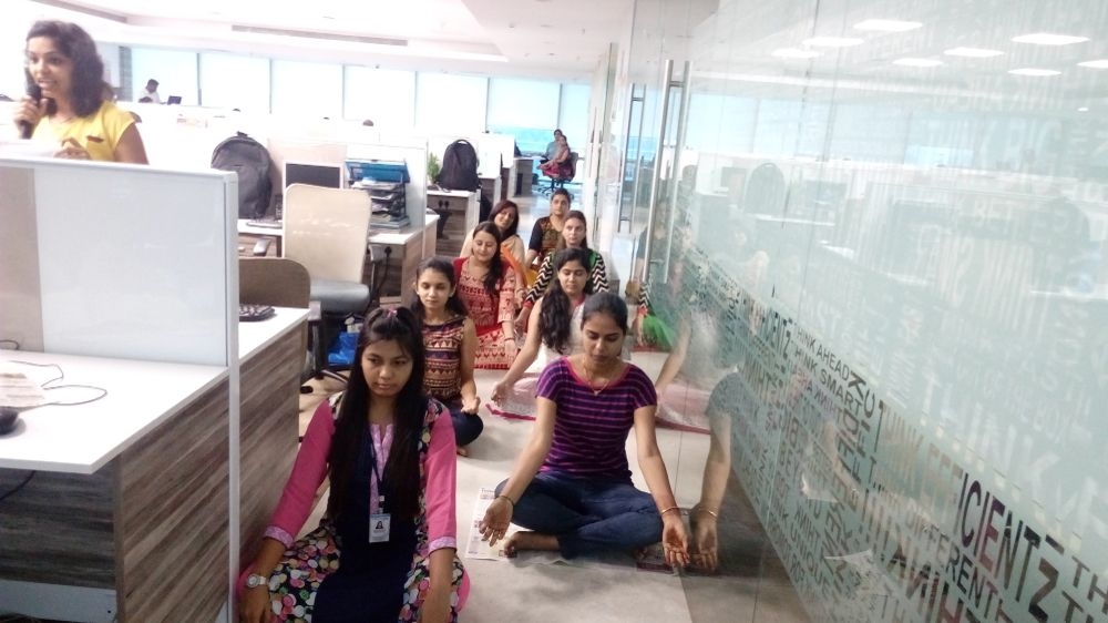 Contest #YogaFor9to5 for generating benefits of Yoga at Workplace for Women 