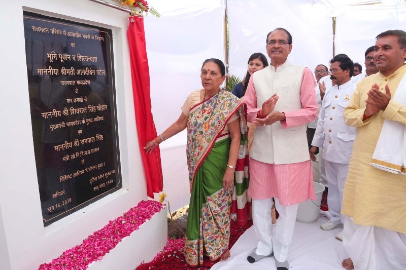 Governor performs bhoomi-pujan of residential project in Raj Bhavan premises