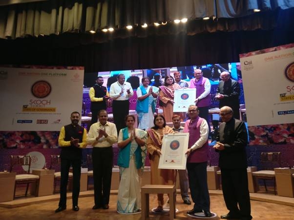 Ministry of Women & Child Development receives the ‘Best Performing Social Sector Ministry’ SKOCH Award for its Achievements and Initiatives