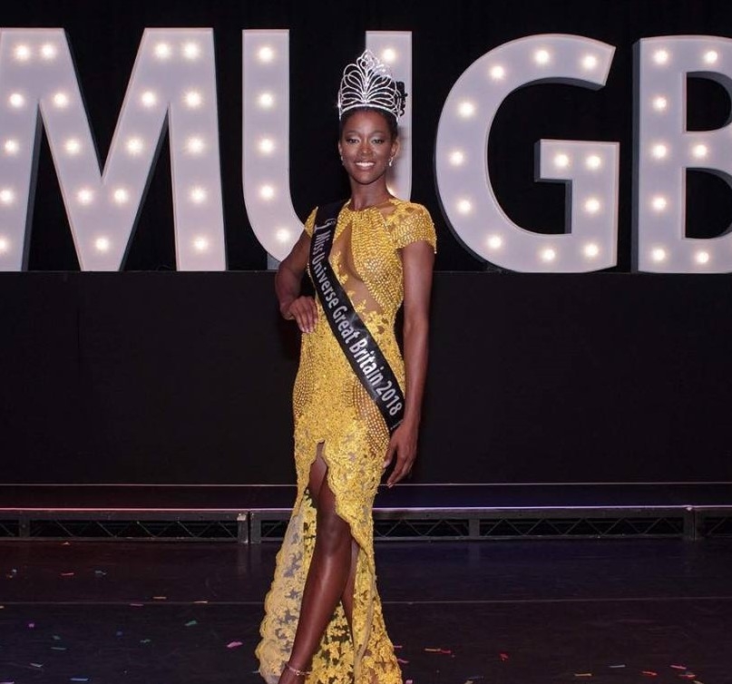 Miss Universe Great Britain is a dark skin woman for the first time