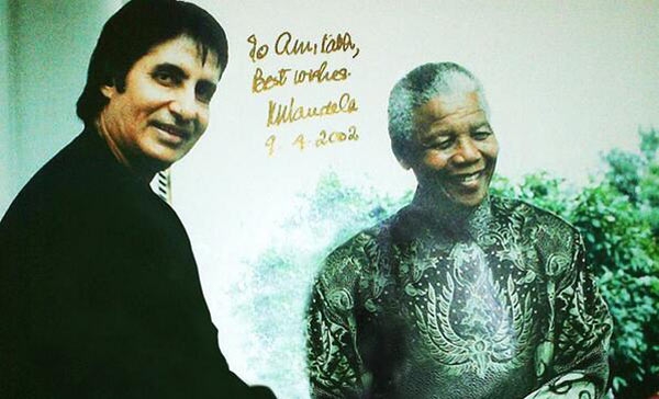 Amitabh Bachchan remembers the day when Nelson Mandela waved him