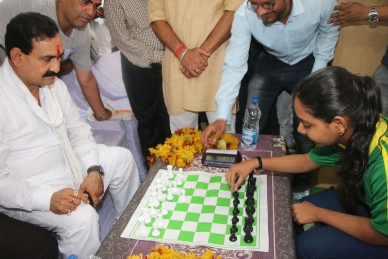 PR Minister Dr. Mishra inaugurates Sports Competition