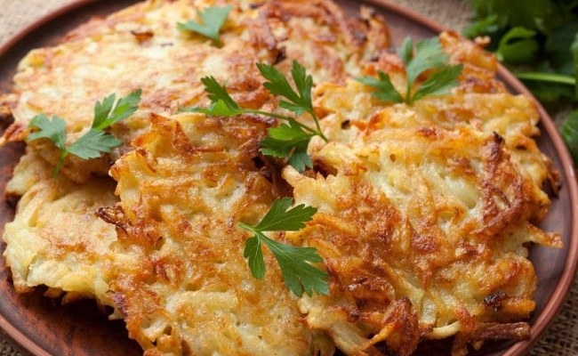 Potato, celeriac, and Parmesan gratin