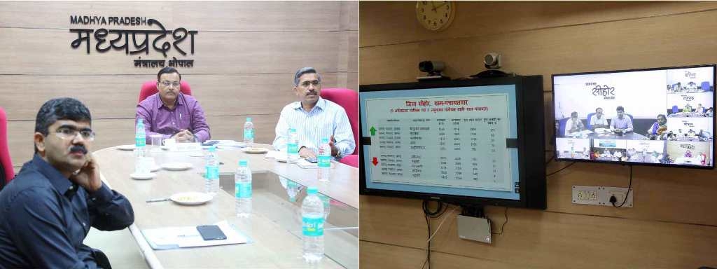CS Singh reviews Sambal Yojana and revenue cases through video conference