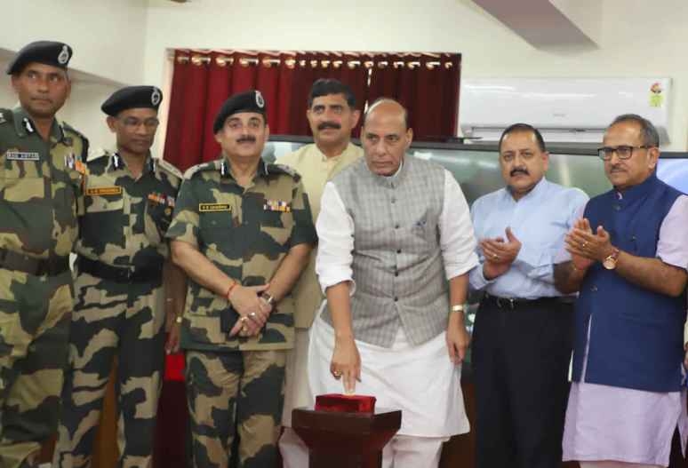 Rajnath Singh inaugurates smart fencing project along International Border in J&K