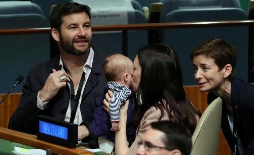When a baby girl comes to the UN General Assembly meeting!