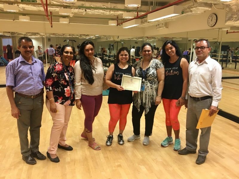 ZUMBA AT UN HEADQUARTER WITH SPICE BY INDIAN CHOREOGRAPHER VARSHA NAIK 
