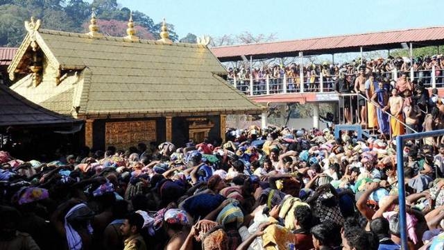  Woman, 52, allowed inside Sabarimala temple after initial protests