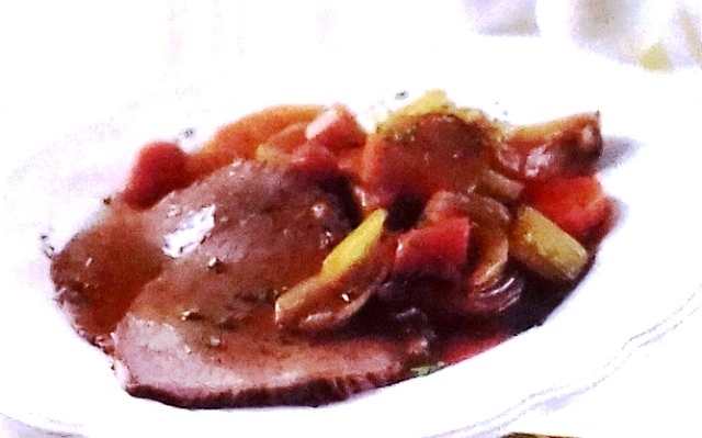 Beef pot roast with winter vegetables