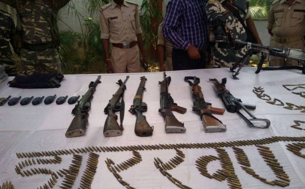  Weapons, explosives recovered from Maoist hideout in Jharkhand 