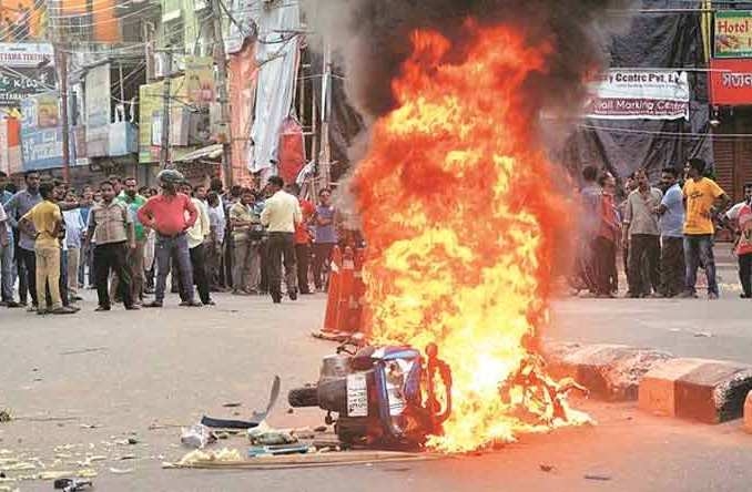  Road, rail traffic disrupted in Tripura over Citizenship Bill 