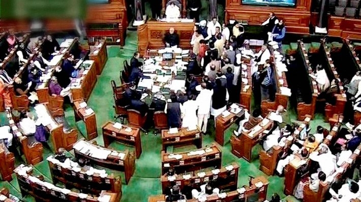  Lok Sabha adjourned for the day