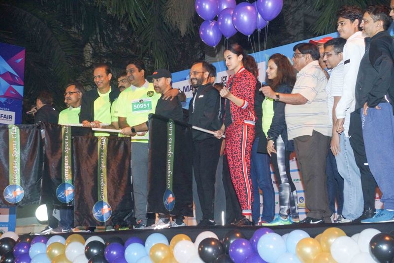 Actress Tapsee Pannu flagged off GSC's Awarathon on 'World Cancer Day'