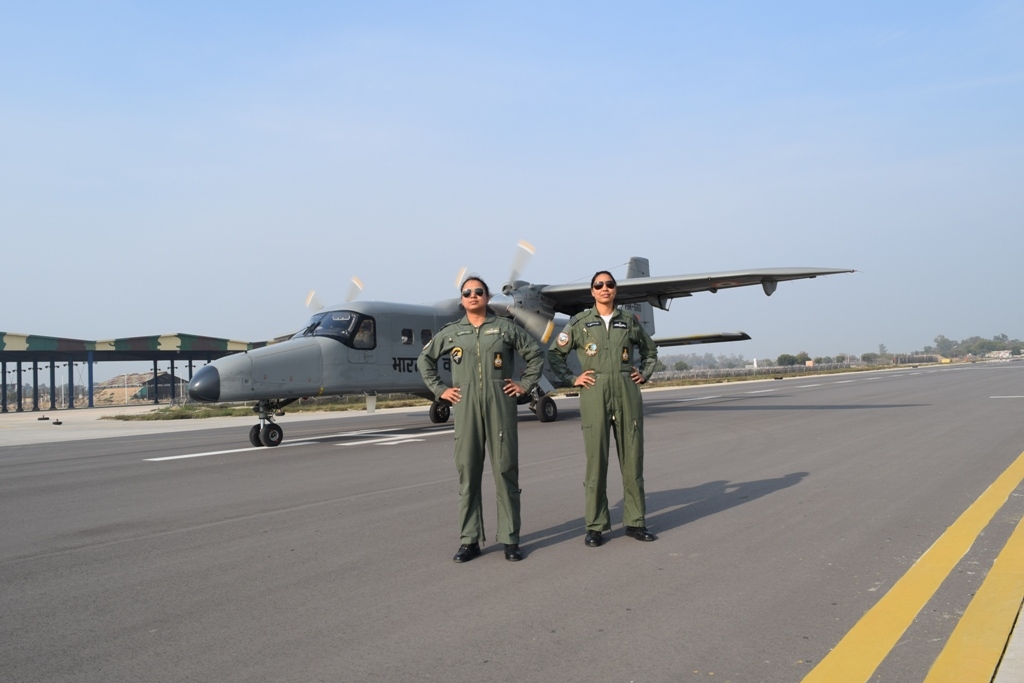 Parallel Taxi Track Operation by all women crew